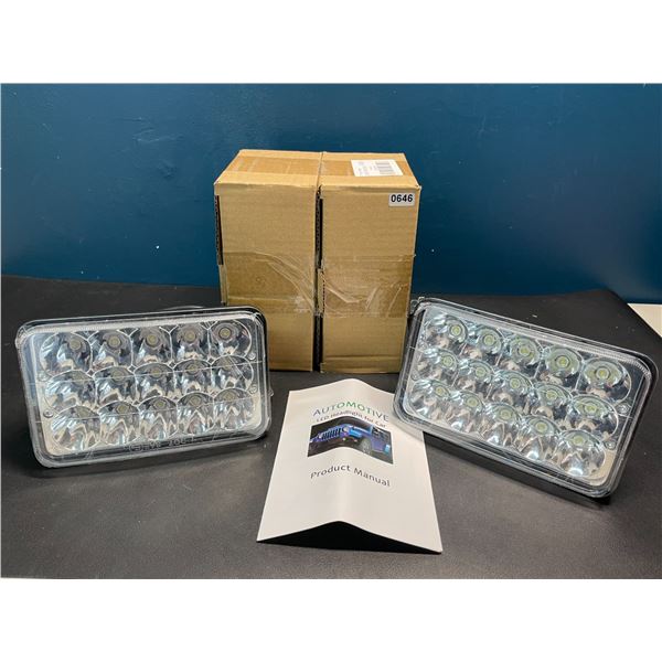 Lot of 2 LED Headlights for Offroading