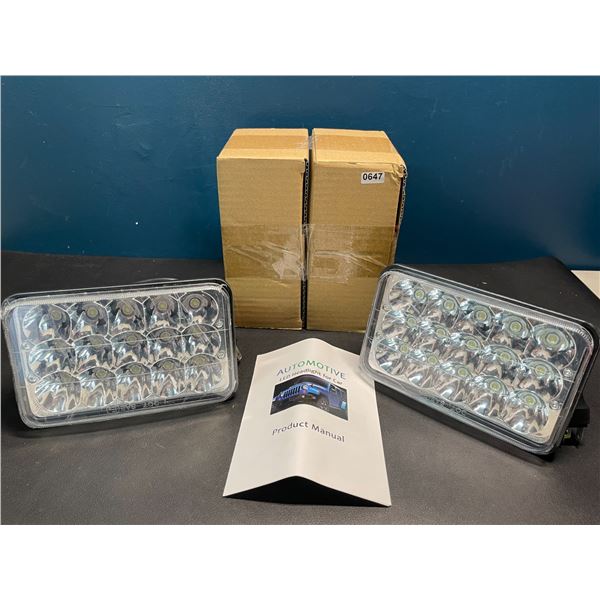 Lot of 2 LED Headlights for Offroading