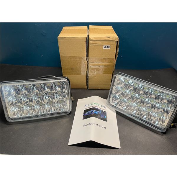 Lot of 2 LED Headlights for Offroading