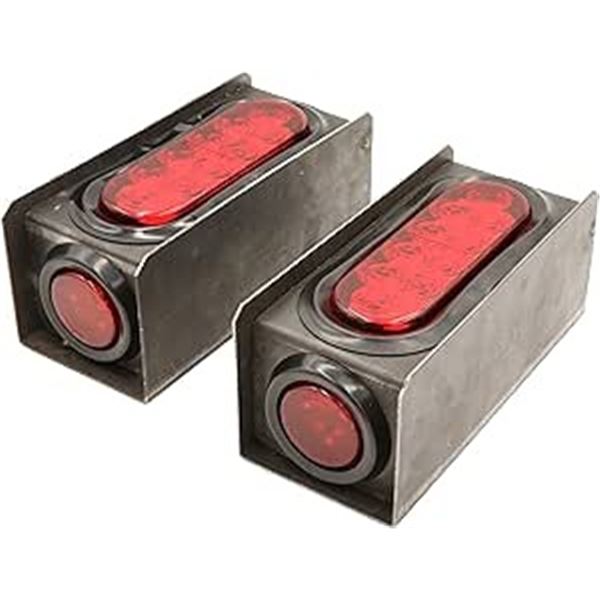 Lot of 1 2-Pack Peaktow Steel Trailer Truck Lights