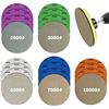 Image 1 : Lot of 3 Multi-Packs of Assorted Grit 5-inch Sanding Discs - 20PCS per pack/60 total