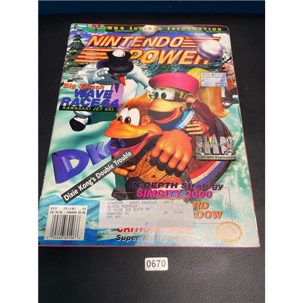 Lot of 1 Vintage/Collectible Nintendo Power Magazine - Volume 90