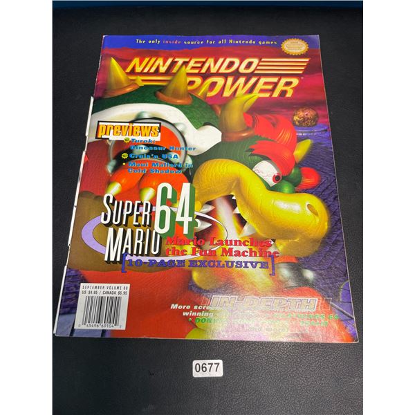Lot of 1 Vintage/Collectible Nintendo Power Magazine - Volume 88