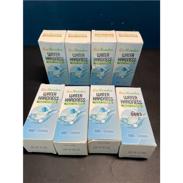 Lot of 8 Boxes of Water Hardness Test Strips