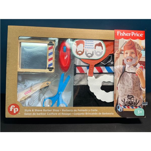 Lot of 1 Fisher Price - Style & Shave Barber Shop Toy Set