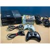 Image 1 : Lot of 2 Xbox 360 Consoles w/ 7 Games, 2 Controllers,  and Cords - Used/As Is