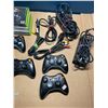 Image 4 : Lot of 4 Xbox 360 Consoles w/ 7 Games, Controllers, and Cords - Used/As Is