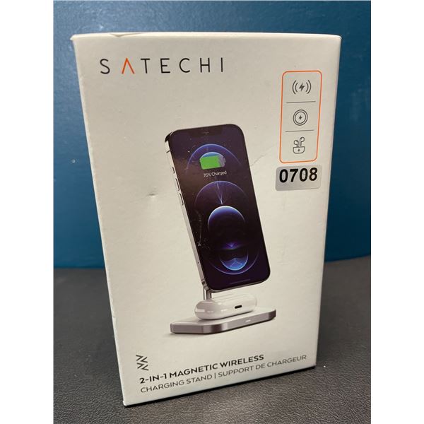 Lot of 1 Satechi 2-in-1 Magnetic Wireless Charging Stand