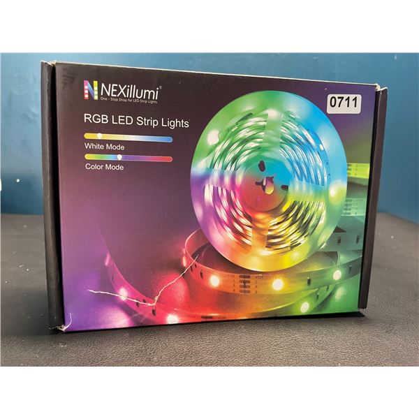 Lot of 1 Nexillumi RGB LED Strip Lights Kit - LONG 65FT Length!