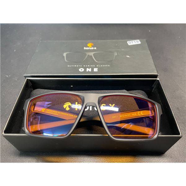 Lot of 1 Pair of Horus X One Blue-Light Blocking Ultimate Gaming Glasses