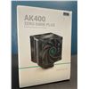 Image 1 : Lot of 1 DeepCool AK400 Zero Dark Plus Performance Dual-Fan CPU Cooler