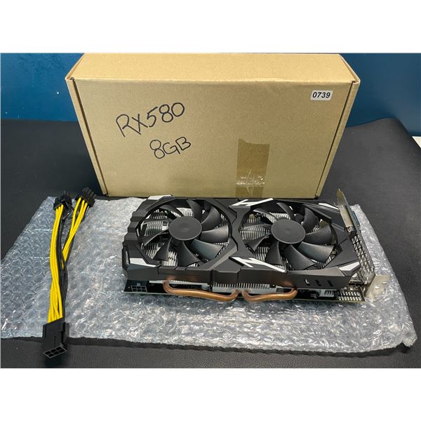 Lot of 1 RX580 8GB GDDR5 256bit PCI-E Gaming Graphics Card