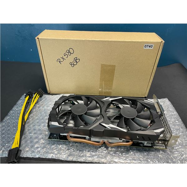 Lot of 1 RX580 8GB GDDR5 256bit PCI-E Gaming Graphics Card