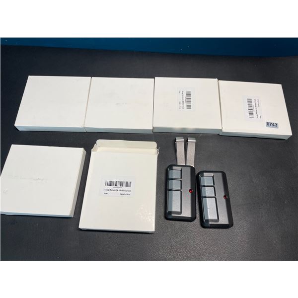 Lot of 6 2-Packs of 3-Button Garage Remotes 893MAX - Works with Liftmaster, Chamberlain, etc.