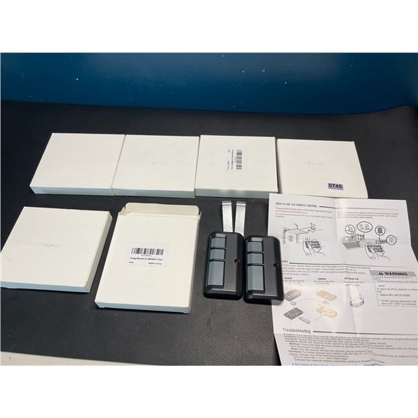 Lot of 6 2-Packs of 3-Button Garage Remotes 893MAX - Works with Liftmaster, Chamberlain, etc.
