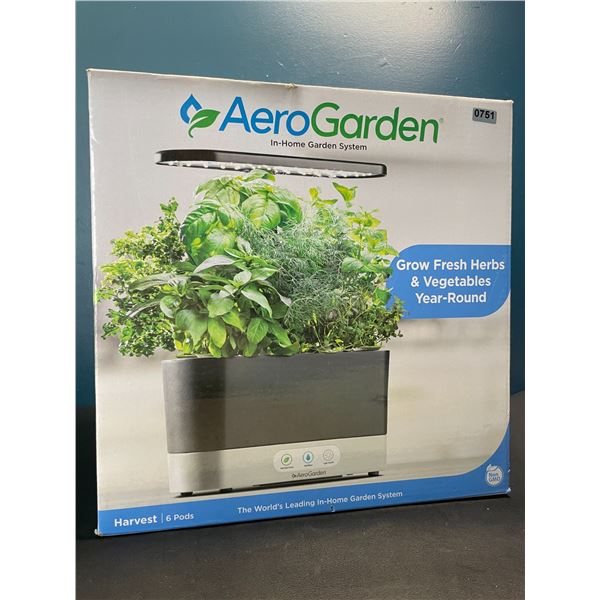 Lot of 1 AeroGarden Harvest In-Home Growing System - 6 Pods