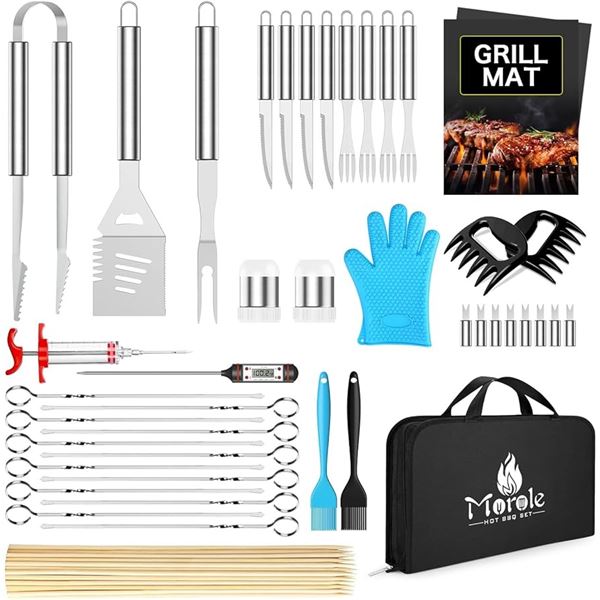 Lot of 1 Morole 45PC BBQ/Grilling Tool Set - Brand New w/ Carrying Case!