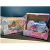 Image 1 : Lot of 2 Barbie Dress-Up Toy Trunk Sets for Girls
