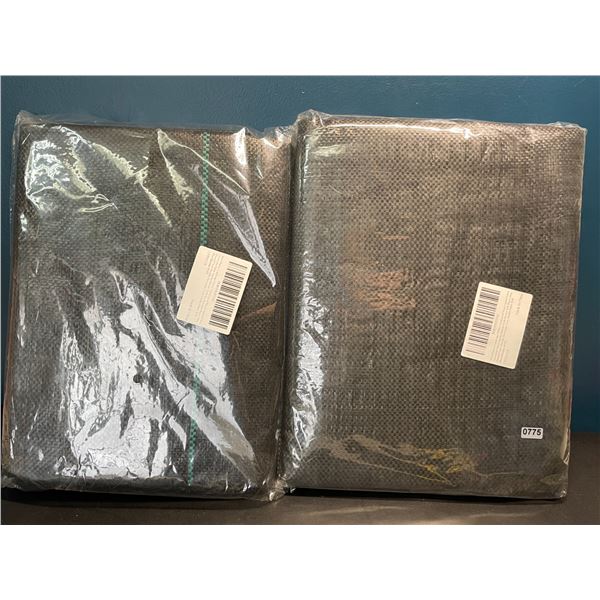 Lot of 2 Packs of Weed Barrier/Heavy Duty Fabric for Landscapes/Lawns - 49FT each pack
