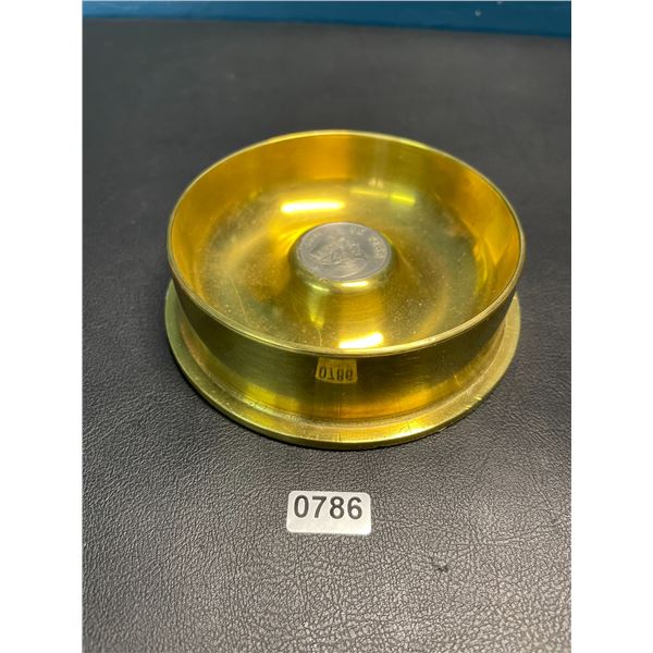 Lot of 1 Brass Ashtray - Used