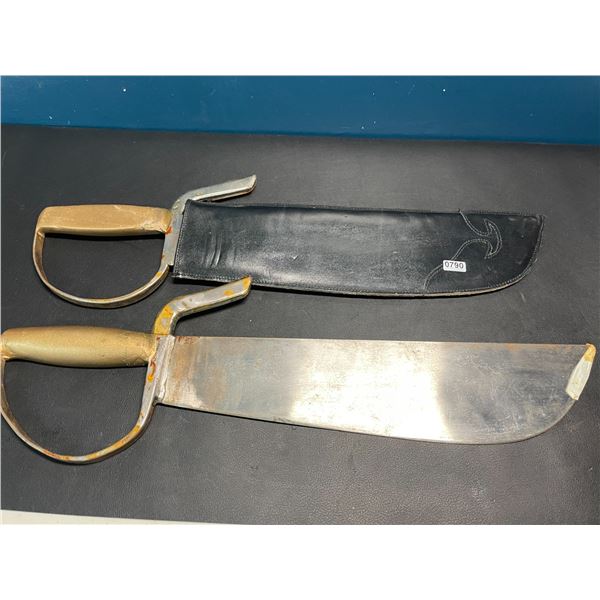 Lot of 2 Steel Swords - Used