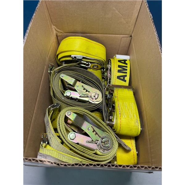 Lot of 10 Ratchet Straps - Used