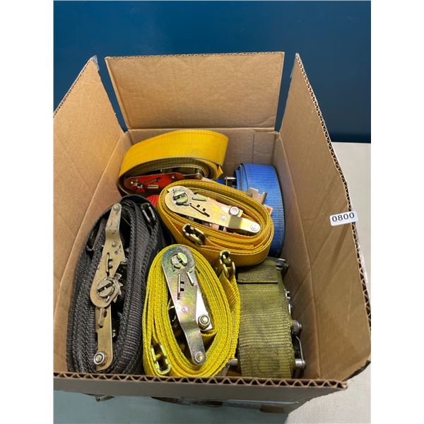 Lot of 10 Ratchet Straps - Used