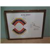 Image 4 : Large Aloha Stadium Seating Legend, Framed 60" x 48"
