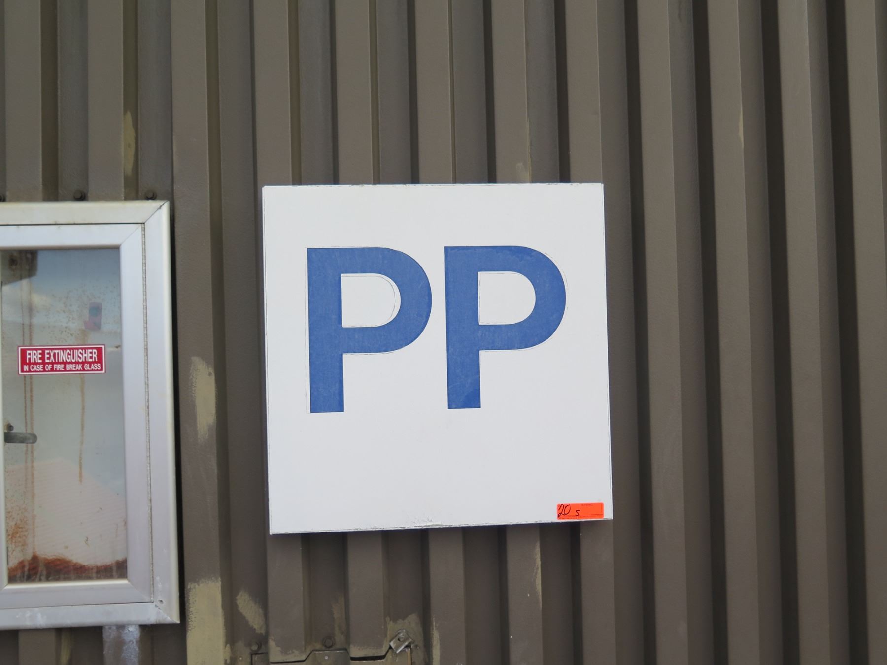 Sign Using Pp Aloha Stadium Section PP Sign