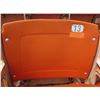Image 1 : Aloha Stadium Seat Back, Orange, Seat 13