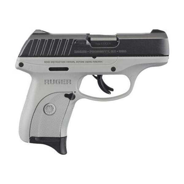 RUGER EC9S 9MM LUGER AS 7-SHOT BLACK SLIDE GRAY FRAME