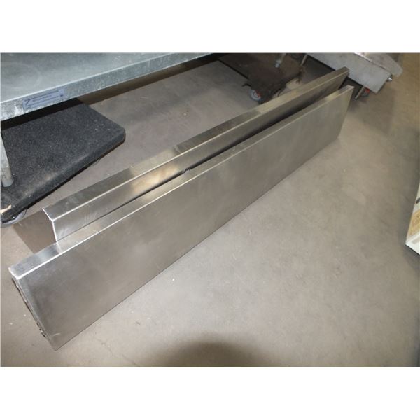 2 Stainless Steel Shelves