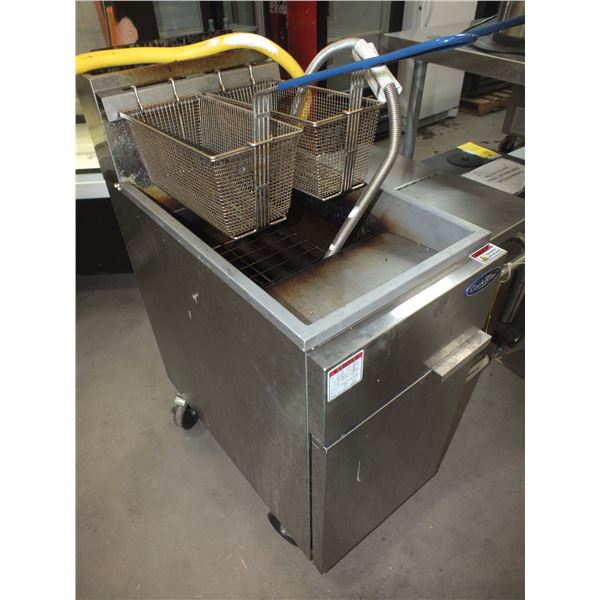 Cook Rite 2 Basket Gas Deep Fryer