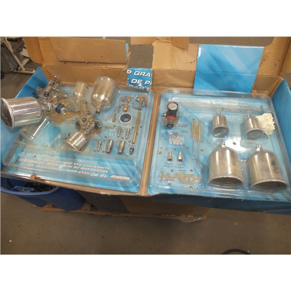 34pc Gravity Speed Paint Sprayer Kit