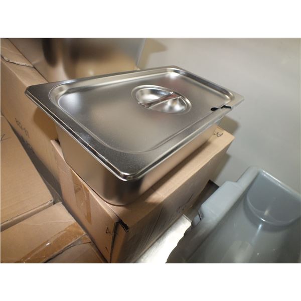 6 1/3 Stainless Steel Inserts w/ Lids