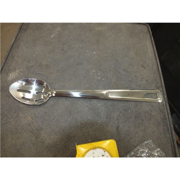 48...15" Stainless Steel Slotted Spoons