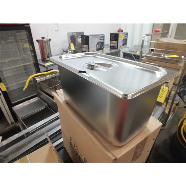 6 1/3 Stainless Steel Inserts w/ Lids