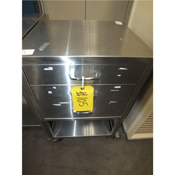 3 Drawer Stainless Steel Storage cabinet
