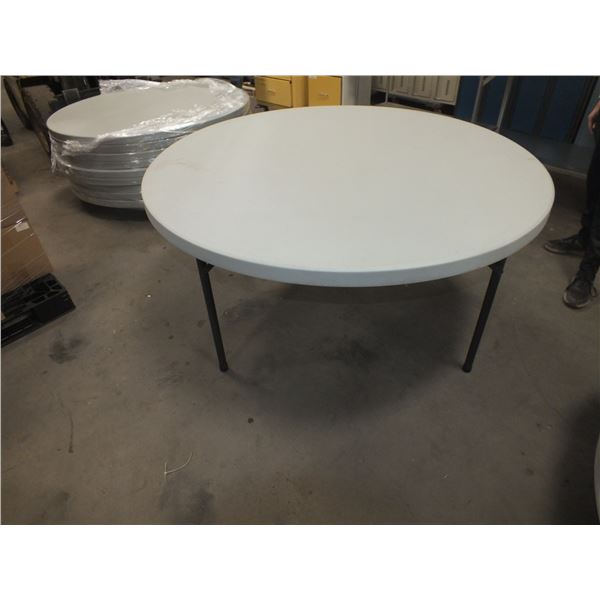 10...6ft Plastic Banquet Tables