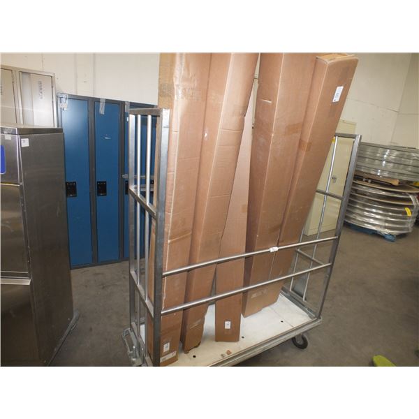 Metal Cart On Wheels w/ 6 RO Modules