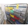Image 1 : Stainless Steel Storage Cart On Wheels w/Bins