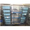 Image 1 : Stainless Steel Storage Cart On Wheels w/Bins