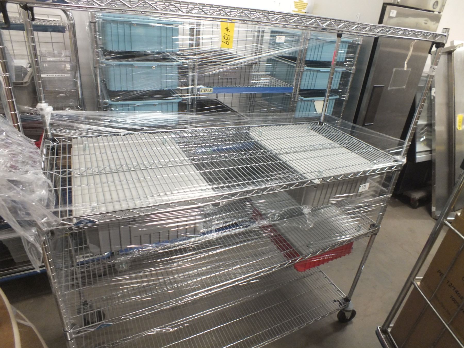 Stainless Steel Metro Rack on Wheels