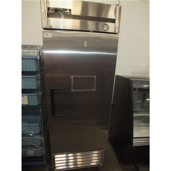 True Stainless Steel Stand Up Cooler on wheels