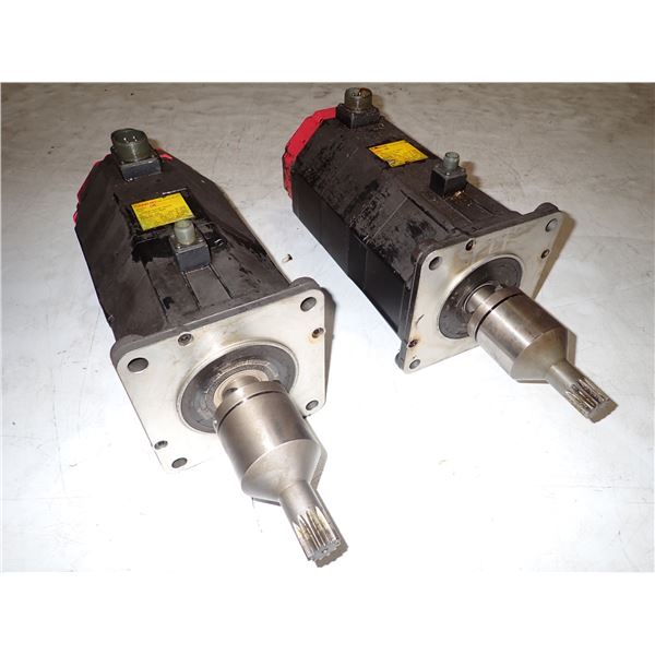 (2) Fanuc # A06B-0315-B203 AC Servo Motors