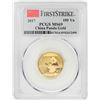 Image 1 : 2017 China 100 Yuan Panda Gold Coin PCGS MS69 First Strike