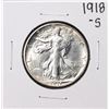 1918-S Walking Liberty Half Dollar Coin