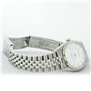 Image 4 : Rolex Men's Stainless Steel White Index Datejust Wristwatch