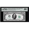 Image 1 : 1950 $10 Federal Reserve Note Philadelphia Fr.2010-CW Wide PMG Gem Uncirculated 66EPQ