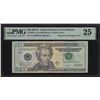 Image 1 : 2004A $20 Federal Reserve Note Mismatched Prefix Error Fr.2091-A PMG Very Fine 25